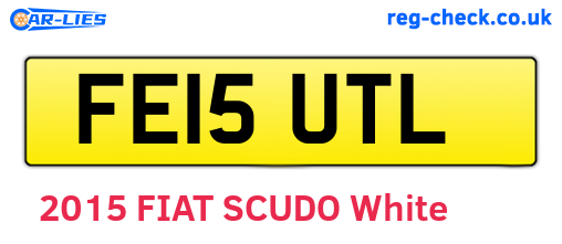 FE15UTL are the vehicle registration plates.