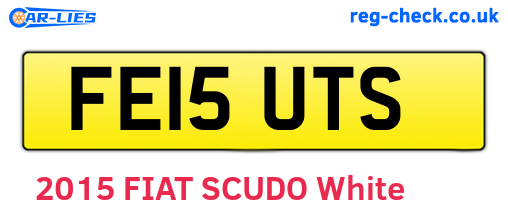 FE15UTS are the vehicle registration plates.