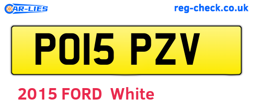 PO15PZV are the vehicle registration plates.