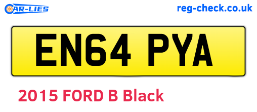 EN64PYA are the vehicle registration plates.
