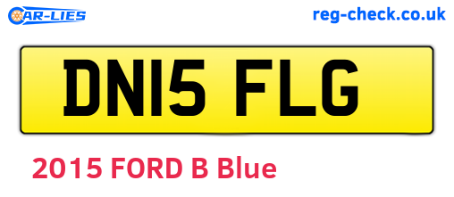DN15FLG are the vehicle registration plates.