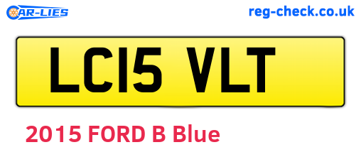 LC15VLT are the vehicle registration plates.