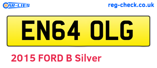 EN64OLG are the vehicle registration plates.