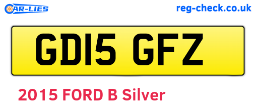 GD15GFZ are the vehicle registration plates.
