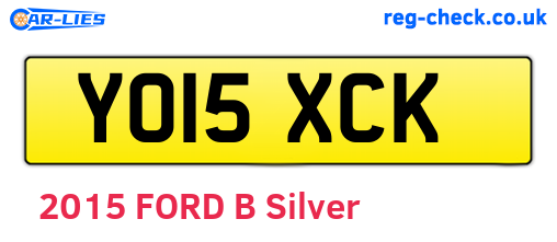 YO15XCK are the vehicle registration plates.