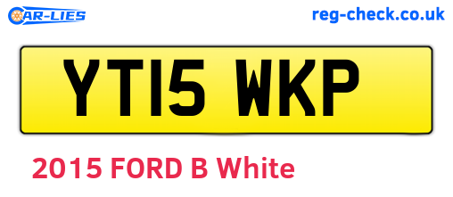 YT15WKP are the vehicle registration plates.