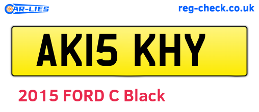 AK15KHY are the vehicle registration plates.