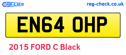 EN64OHP are the vehicle registration plates.