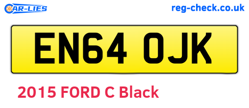 EN64OJK are the vehicle registration plates.