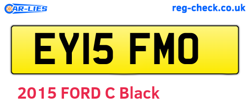 EY15FMO are the vehicle registration plates.