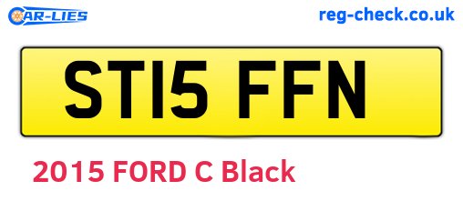 ST15FFN are the vehicle registration plates.