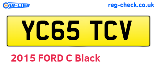 YC65TCV are the vehicle registration plates.