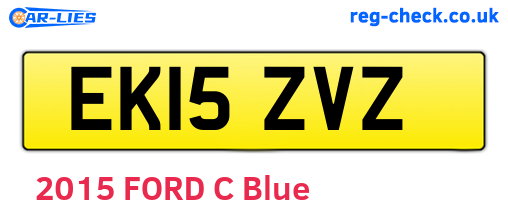 EK15ZVZ are the vehicle registration plates.