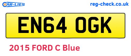 EN64OGK are the vehicle registration plates.