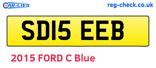 SD15EEB are the vehicle registration plates.