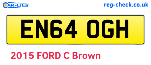 EN64OGH are the vehicle registration plates.