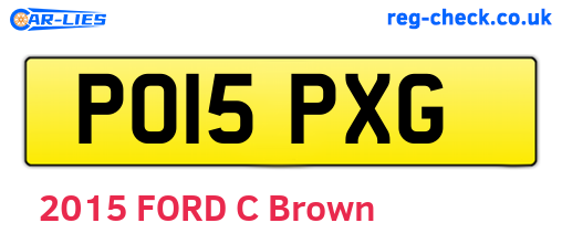 PO15PXG are the vehicle registration plates.