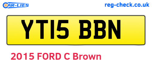 YT15BBN are the vehicle registration plates.