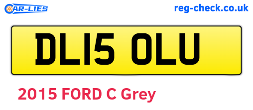 DL15OLU are the vehicle registration plates.