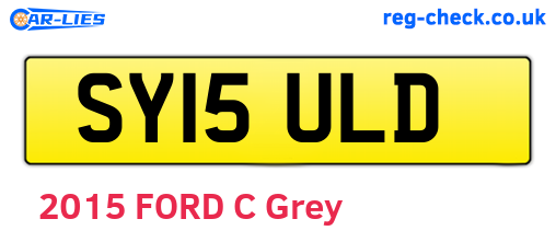 SY15ULD are the vehicle registration plates.