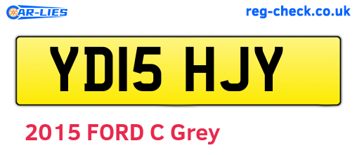 YD15HJY are the vehicle registration plates.