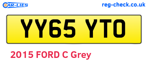 YY65YTO are the vehicle registration plates.