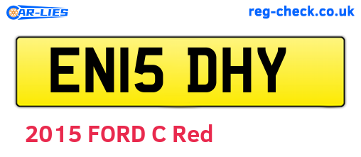 EN15DHY are the vehicle registration plates.