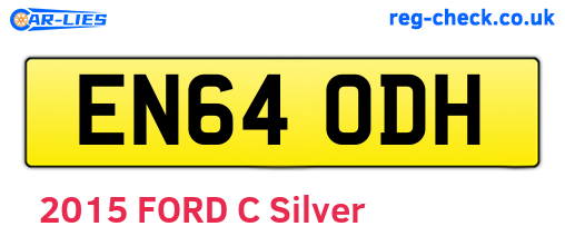 EN64ODH are the vehicle registration plates.