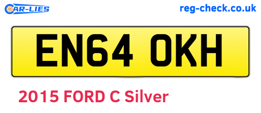 EN64OKH are the vehicle registration plates.