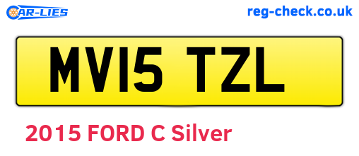 MV15TZL are the vehicle registration plates.