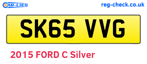 SK65VVG are the vehicle registration plates.