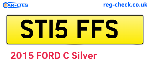 ST15FFS are the vehicle registration plates.