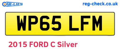 WP65LFM are the vehicle registration plates.