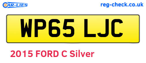 WP65LJC are the vehicle registration plates.