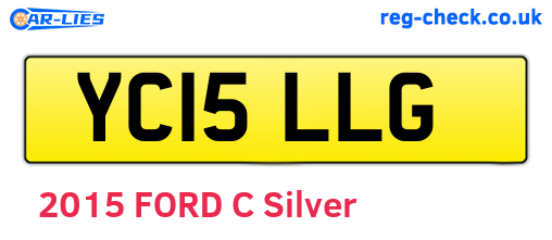 YC15LLG are the vehicle registration plates.