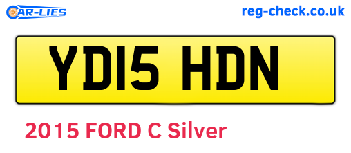 YD15HDN are the vehicle registration plates.