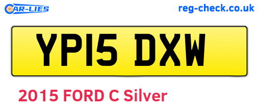 YP15DXW are the vehicle registration plates.