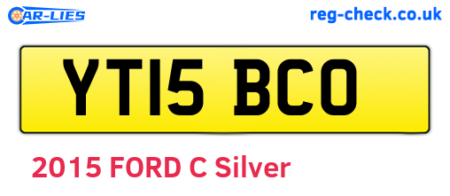 YT15BCO are the vehicle registration plates.