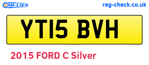 YT15BVH are the vehicle registration plates.
