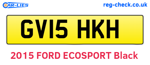 GV15HKH are the vehicle registration plates.