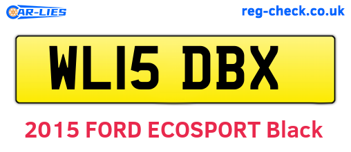 WL15DBX are the vehicle registration plates.