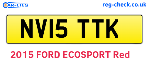 NV15TTK are the vehicle registration plates.