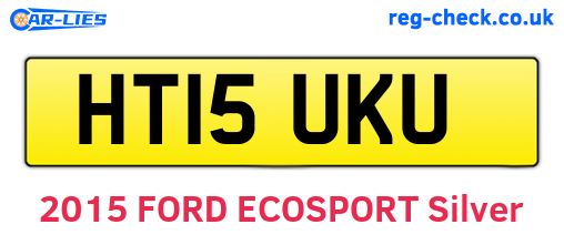 HT15UKU are the vehicle registration plates.