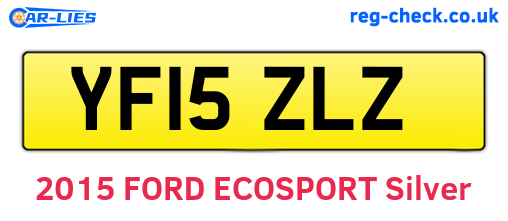 YF15ZLZ are the vehicle registration plates.