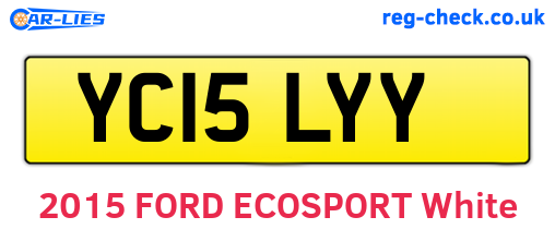 YC15LYY are the vehicle registration plates.