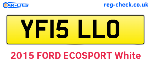 YF15LLO are the vehicle registration plates.