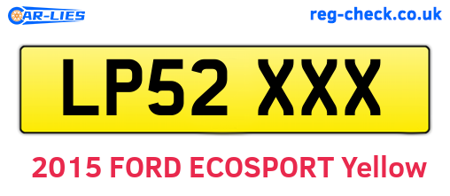 LP52XXX are the vehicle registration plates.