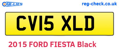 CV15XLD are the vehicle registration plates.