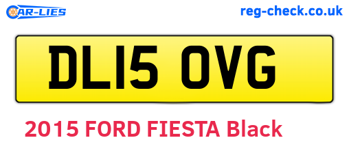 DL15OVG are the vehicle registration plates.