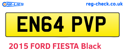 EN64PVP are the vehicle registration plates.